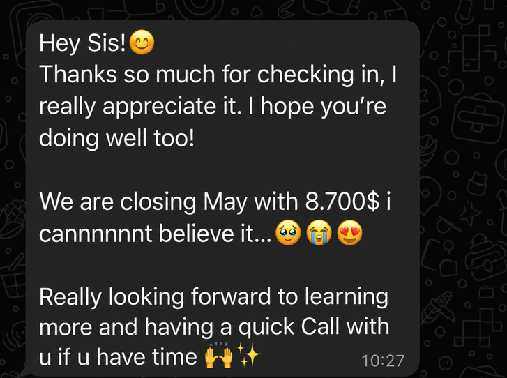 UGC client closing May with $8.700