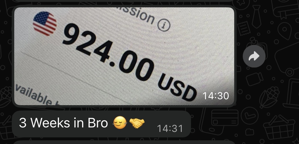 “3 Weeks in Bro”